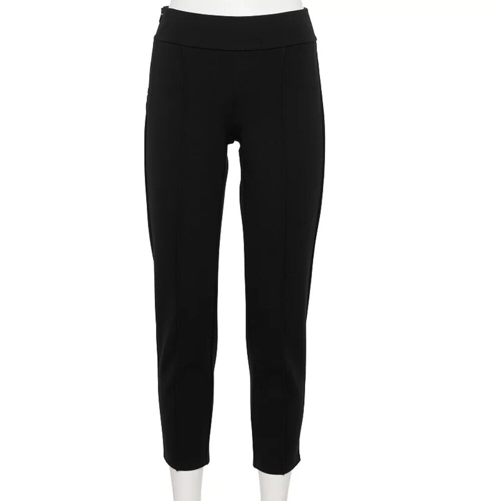 FLX Elevate High-Waisted Cigarette Ponte Pants, Size S, NWOT